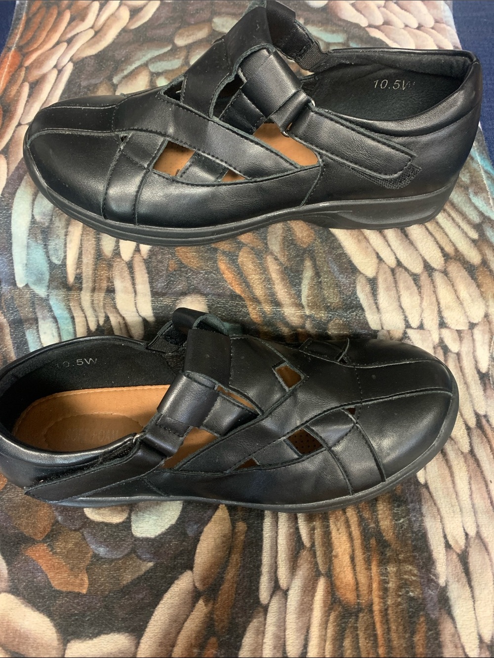 Women’s Black Casual Comfort Slip-On Shoes
